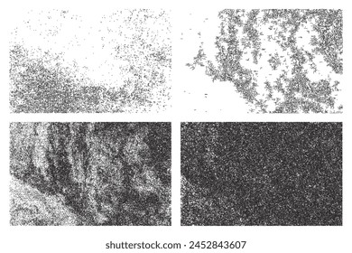 Set of Vector Grunge Textures.