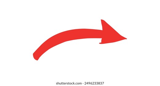 set of vector Hand-Drawn Arrow