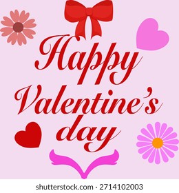 Conjunto de corazones de Vector. Fondo del día de San Valentín con corazones rojos que caen. Concepto de amor.