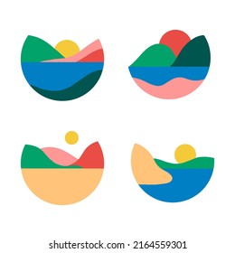 Set of Vector highlight covers. Abstract backgrounds. simple objects, doodles. Cartoon style. Hand drawn templates. Round icons for social media stories.
