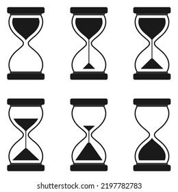 Un conjunto de lentes vectoriales en estilos vómitos, para diseño web e internet en negro.