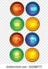 Set of vector icon web
