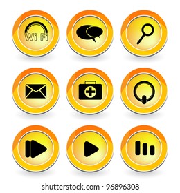 Set of vector icon web