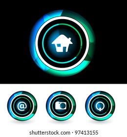 Set of vector icon web