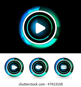 Set of vector icon web