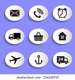 Set of vector icons