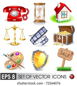 Set of vector icons