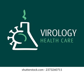 Un conjunto de iconos vectoriales y logos medicina y salud