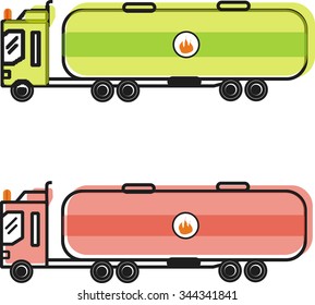 set of vector icons for site machines