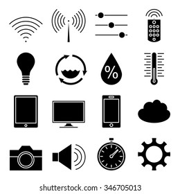 Set of vector icons "Smart Home. Internet of things. Part 4: Controllers"
The complete set consists of four parts:
Part 1: Home Settings
Part 2: Things
Part 3: Security
Part 4: Controllers