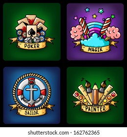 set vector Illustration
