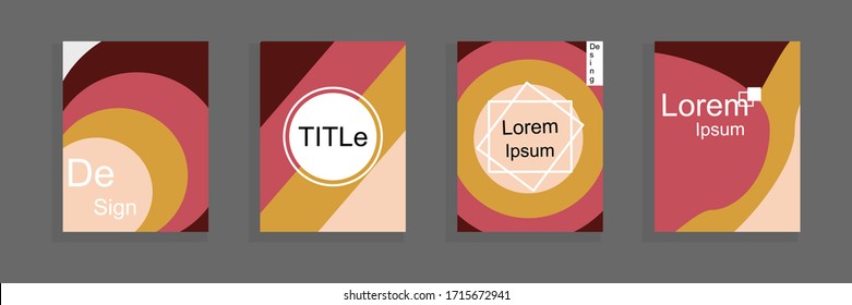 set vector illustration of an abstract colors background, for funny brochure cover template,creative design banner graphic.