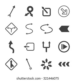 arrowÃ?Â?Ã?Â icons set. Vector Illustration eps10 
