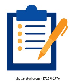 set vector illustration graphic of list with pen icon e commerce