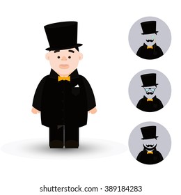 set vector illustration man