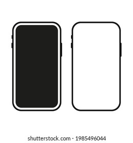 Set vektorgrafik-Muster für Smartphone