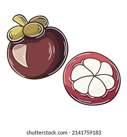 Set of vector illustrations in hand drawn style