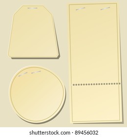 Set of vector illustrations stickers