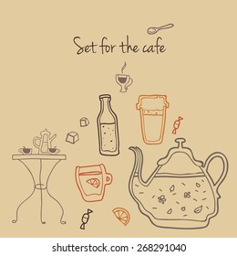 Set of vector images