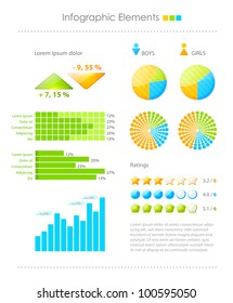 Set of vector infographic elements