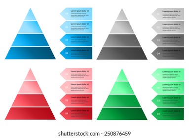 Set of vector infographics