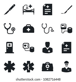 Patient Icons Set 36 Editable Filled Stock Vector (Royalty Free) 1045603087