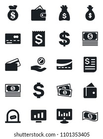 Vector Black Line Money Icons Set Stock Vector (Royalty Free) 494181799