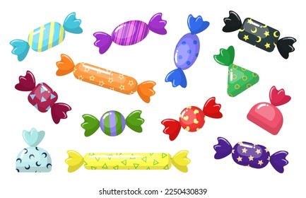 Set of vector isolated sweets