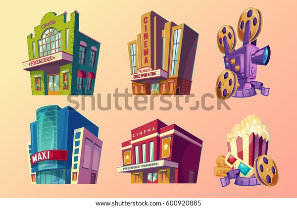 Image Vectorielle De Stock De Ensemble D Illustrations Vectorielles Isometriques De Batiments 600920885