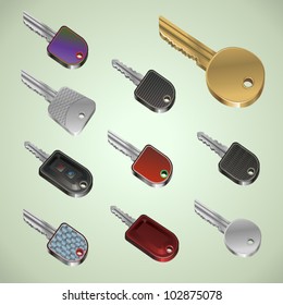 Set of vector keys