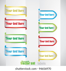 set of vector labels