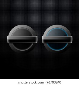 Set of vector labels
