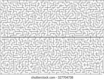 Set Vector Labyrinths Stock Vector (Royalty Free) 327704738 | Shutterstock