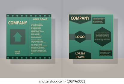 Set of vector layout background set. For art template design, list, front page.