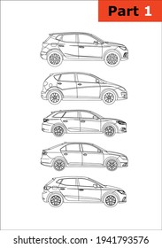 SEAT LEON Mk1 - Colour Vector File Download - .PDF, .Svg, .Png