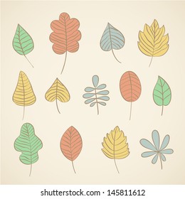 Set of vector leafs