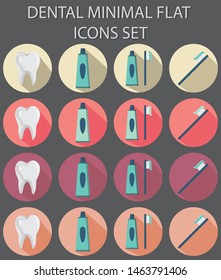Set of vector line icons of dentistry for modern concepts, web and apps.