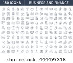Set vector line icons in flat design with elements for mobile concepts and web apps. Collection modern infographic logo and pictogram.