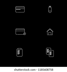 Set vector line icons in flat design with elements for mobile concepts and web apps. Collection modern infographic logo and pictogram.