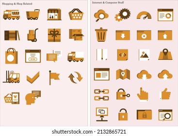 Set vector line icons in flat design appliance, smart devices and gadgets, modern web icons and symbols with elements for mobile concepts and web apps. Collection modern infographic logo and pictogram