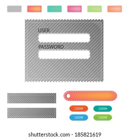 Set Vector login background