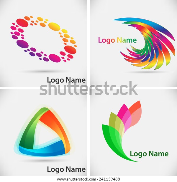 Set Vector Logo Design Template Vector Stock Vector (Royalty Free ...