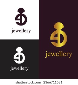 Set of vector logo jewelry, jewelry store.