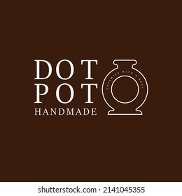 Set of vector logo layouts for art studio, pottery or ceramic studio.
