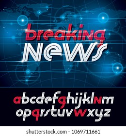 Set of vector lower case alphabet letters isolated, can be used for logo creation in public relations business 