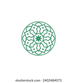 conjunto de elementos de mandala vectorial ornamento