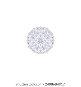 set of vector mandalas with circles mandala