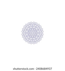 set of vector mandalas with circles mandala