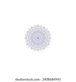 set of vector mandalas with circles mandala
