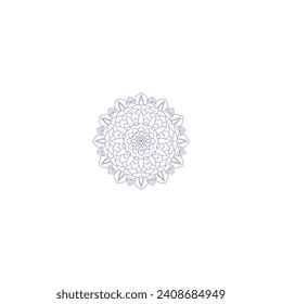 set of vector mandalas with circles mandala